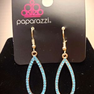 Silver & Blue Earrings